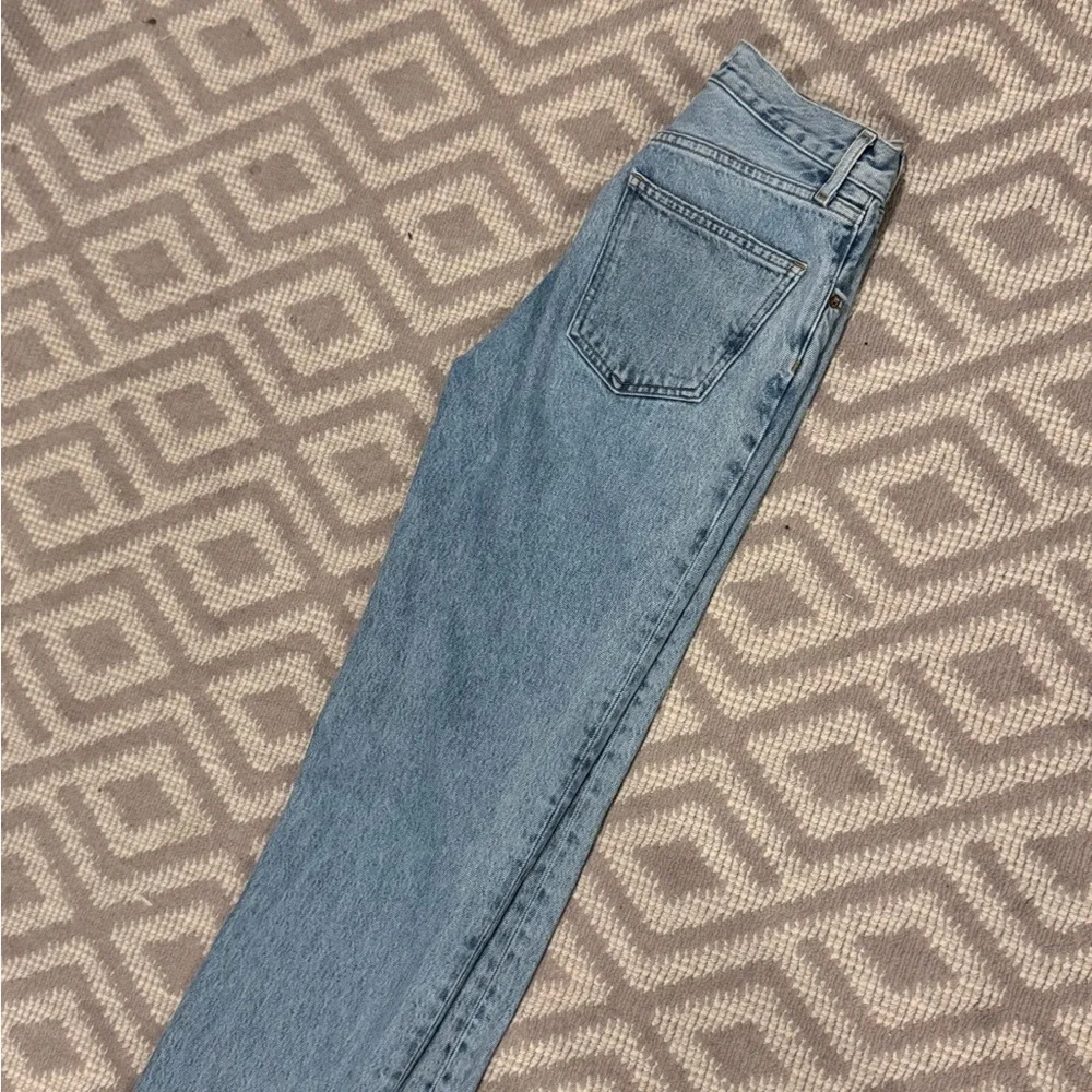 Agolde High Rise Light Blue Jeans - Picture 5 of 8